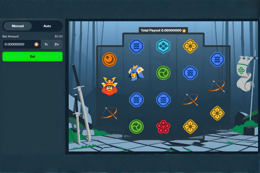 demo play of blue samurai stake original